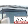 VW T3 Transporter, Bus, Camping, Doka, Westfalia - owiewki bocznych przednich szyb / Front side window, wind deflectors / Vorne Seitenwindabweiser / ветровички